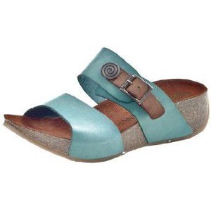 Dr. Brinkmann Dames 700730 slippers, blauw turquoise 51, 42 EU