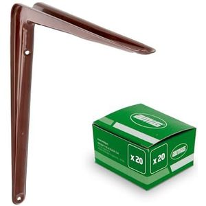 Amig Stalen schuiver | Verpakking van 20 stuks | 300 x 250 mm (12 x 10 inch) | bruine afwerking | Model 6