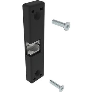 Fath Deursnapper item systeem - snelsluiting voor zwenkdeuren groefprofiel 12 mm, zwart