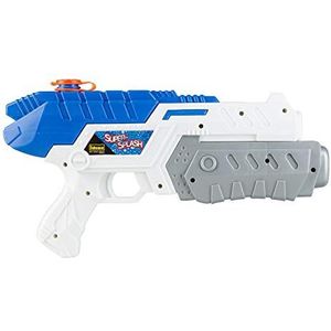 Idena 40427 - Idena ""Super-Splash"" waterblaster, waterpistool voor kinderen, met pompfunctie, ca. 32 cm hoog, wit, ideaal voor op vakantie, aan het strand of het zwembad