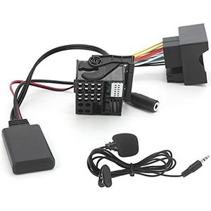 Bluetooth AUX Adapter 59.1in Bluetooth 5.0 AUX Kabel Audio Adapter Auto Bluetooth Module met Microfoon Fit voor E60 E63 E64 E65 E66 E87