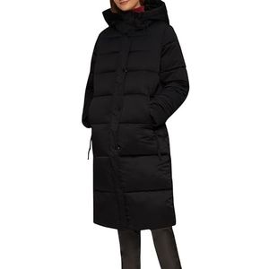 Puffercoat - Satijnlook - Winterjas - Met Capuchon - Zwart