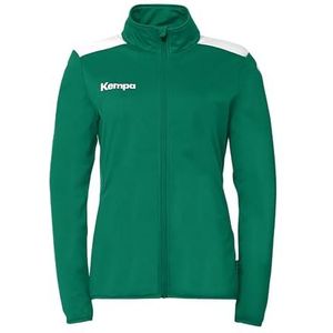 uhlsport Kempa Emotion 27 Poly-jack voor dames, sportjack, trainingsjack, uitgaan-jas voor dames en meisjes, zonder capuchon met zakken met ritssluiting