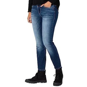 Timezone Dames Slim Enyatz Womenshape Jeans, Grape Blue Wash, 28W x 32L