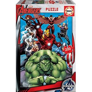 Educa - Puzzel met 200 stukjes, Avengers, 200 stukjes voor kinderen vanaf 6 jaar, Marvel, Comic (15933)