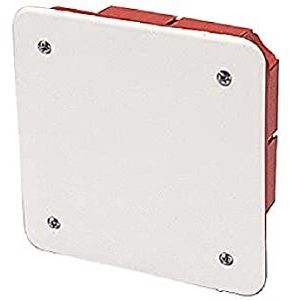 POLY POOL - PP0585 inbouw-aansluitdoos met deksel - elektrische box voor aan de muur - aansluitkast met schroeven voor bevestiging van het deksel Made in Italy