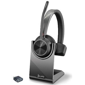 Poly (Plantronics + Polycom) VOYAGER 4310 UC, V4310 C USB-C, OPLAADSTAND, WW, USB C/A ADAPTER, ECOMM