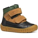 Geox Babyjongens B Omar Boy WPF enkellaars, Black Dk Beige, 21 EU