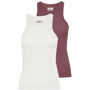 ONLY ONLLINDSAY tanktop voor dames, Cloud Dancer 1, XXS