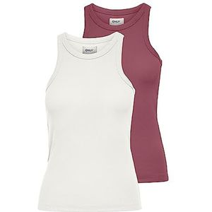 ONLY ONLLINDSAY tanktop voor dames, Cloud Dancer 1, XXS