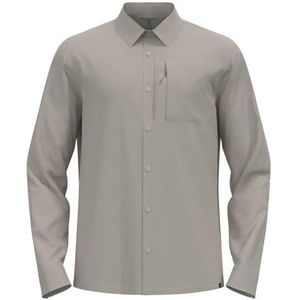 ODLO Essentials wandelshirt met lange mouwen voor heren, hiking shirt