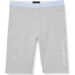 Emporio Armani Biker Iconic Dameslegging met logo, Licht Grijs Melange, L
