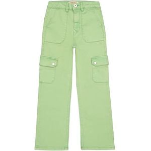 Vingino Camilla Cargo Jeans voor meisjes, Pea Green, 3 Jaren