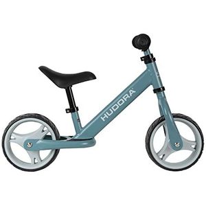 HUDORA Youngster Loopfiets voor kinderen, blauw, vanaf 2 jaar, loopfiets met extra grote banden, zadel en stuur in hoogte verstelbaar, kinderloopfiets