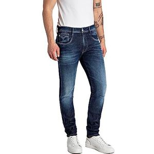 Replay Heren Anbass Recycled Jeans, 007 Dark Blue, 3330