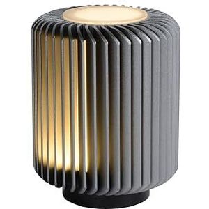Lucide TURBIN - Tafellamp - Ø 10,6 cm - LED - 1x5W 3000K - Grijs