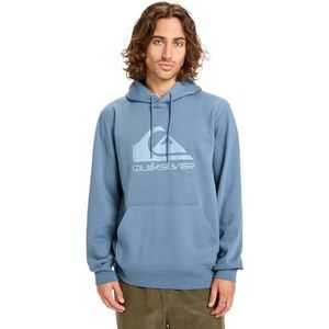 Quiksilver COMP Logo Hoodie Heren Fleece Pullover Blauw XL