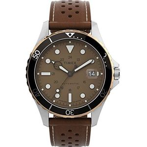 Timex Automatisch horloge TW2V41500, bruin, TW2V41500