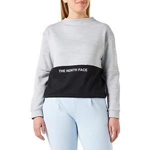 THE NORTH FACE NF0A5IF2 Sweatshirt voor dames, TNF Light Grey Heather-TNF Zwart, M