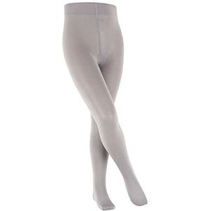 FALKE Uniseks-kind Panty Cotton Touch K TI Katoen Dun Eenkleurig 1 Stuk, Grijs (Silver 3290), 110-116