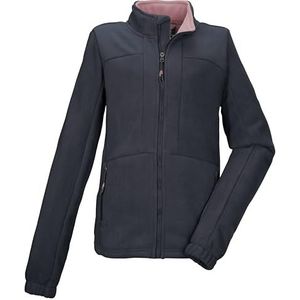 killtec meisjes Fleecejack met opstaande kraag KOW 216 GRLS FLC JCKT, schwarz blau, 164, 43500-000