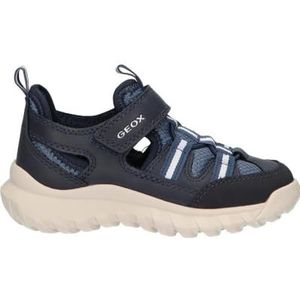 Geox J SIMBYOS Boy A Sneaker, Navy/AVIO, 36 EU, Navy Avio, 36 EU