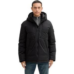TOM TAILOR Hybride herenjas met afneembare capuchon, 29999 - Black, M