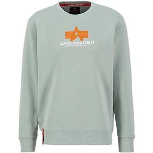 Alpha Industries Basis Rubber Trui voor Mannen Dusty Green