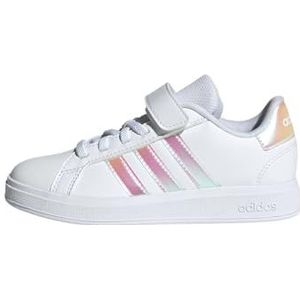 adidas Grand Court 2.0 el c Schoenen, FTWR Wit/Iriserend/FTWR Wit, 13.5 UK, Ftwr Wit Iriserend Ftwr Wit, 32 EU