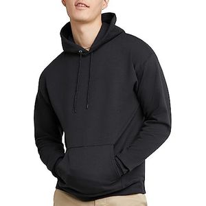 Hanes Heren Trui EcoSmart Hooded Sweatshirt, Zwart, M