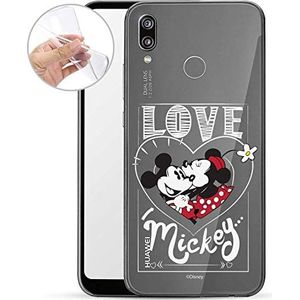 Finoo Telefoonhoes geschikt voor Huawei P20 Lite - Disney telefoonhoes met motief en optimale bescherming TPU silicone case cover beschermhoes - Minnie Mouse