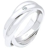 Elli Premium 925 Sterling Silver Xilion Cut diamant