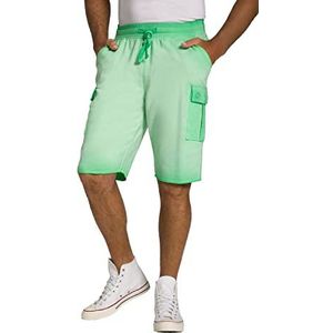 JP 1880 Joggingbroek voor heren, korte vorm, cargozakken, cool dyed broek, groen, 3XL