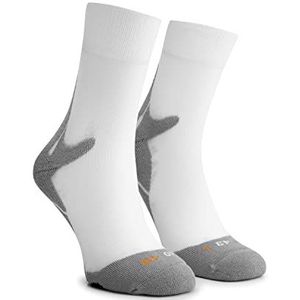Rogelli Heren RRS-01 sokken, wit/grijs, 40-43