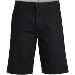 JACK & JONES heren chinoshorts pablo, zwart, S