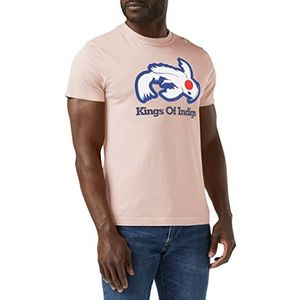 Kings Of Indigo Darius T-shirt voor heren, Beige (Karper Pale Mauve 8202), XS