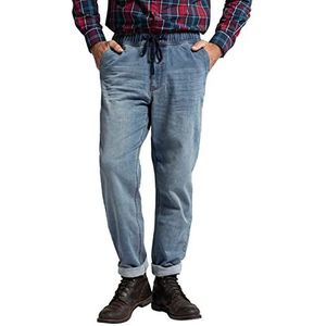 JP 1880 Heren Jp 1880, heren, grote maten, jeans Flexnamic®, rechte pasvorm, tot 8 XL broek, gebleekt denim, XL EU, blauw, XL