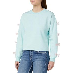 NALLY Dames sweatshirt 12602739-NA02, aqua melange, S, aqua melange, S