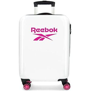 Reebok Maveryck cabinekoffer roze 38 x 55 x 20 cm, stijf ABS, zijdelingse combinatiesluiting, 34 l, 2,86 kg, 4 dubbele wielen, handbagage, Roze, Maleta, cabinekoffer