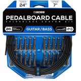 BOSS BCK-24 Solderless Pedalboard Cable Kit: Eenvoudige en snelle montage, lengte 7 m