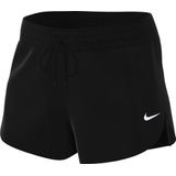 Nike Windrunner geweven damesshorts met halfhoge taille (5 cm) - Zwart