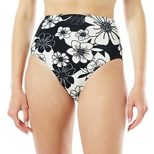 Dagi Bikinibroekje voor dames, Zwart - wit, 44