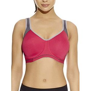 Freya Active Sonic voorgevormde J-Hook sportbeha, Hot Crimson, 75G