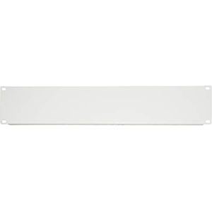 Connetto - Blindpaneel 2 eenheden voor rekkasten 19"" grijs incl. schroeven