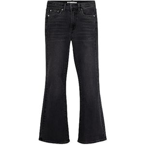 Levi's Lvg 726 High Rise Flare Jeans voor meisjes, zwart, 3 Jaar