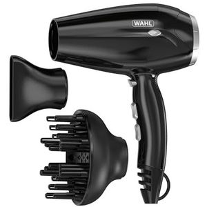 WAHL Power Shine, Cool Shot knop, 3 warmte- en 2 snelheidsinstellingen, instelbare temperatuur, Quick Dry luchtstroom, snel drogen, krullen en golven verbeteren.