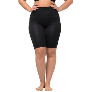 Ulla Popken - Shapewear - Zwart - Knielange Korsetbroek