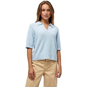 Peppercorn Dames Dinea Short Sleeve Sweater, Skyway Blue Melange, XL