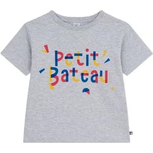 Petit Bateau Bedrukt T-shirt voor kinderen met korte mouwen, rook China, 3 Jaren