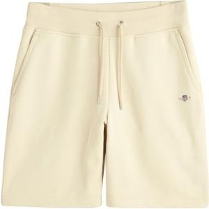 GANT REG Shield Sweat Shorts, zijdeachtig beige, 5XL